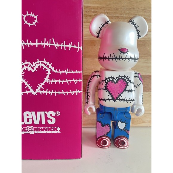 Bearbrick Medicom Levi Levis 400% 2005 Levi’s store Jean Design Limited Release - Picture 4 of 8